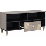 TV ormar s ladicama Siva 100 x 33 x 46 cm Čvrsto drvo manga | Eponuda.ba