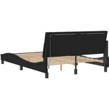  Okvir kreveta s LED-om bez madraca Hanko crni 140 x 200 cm baršunasti | shoptok.hr