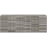  Kutija za vrtne jastuke od PE ratana 291 x 100,5 x 104 cm siva | shoptok.hr