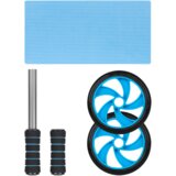 Rebel ACTIVE Dupli točak za trbušnjake AB roller sa podlogom za kolena RBA-3061 | Eponuda.com