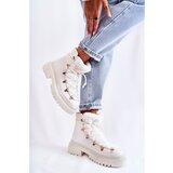 Kesi Leather Warm Boots White Arisa | shoptok.hr