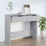  Konzolni stol boja betona 90 x 36 x 75 cm od konstruiranog drva | shoptok.hr