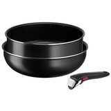 Tefal Aluminijski set posuđa 3 kom Ingenio Easy Cook & Clean Black - Cijene