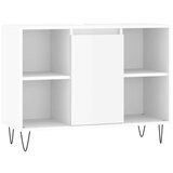 Maison Chic Kopalniška omarica - Kopalniški kabinet visok sijaj bela 80x33x60 cm inženirski les, (21794552) Cene