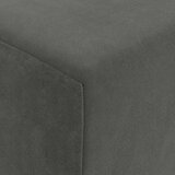 SOFA na razvlačenje Tamnosiva 200 x 70 x 10 cm Baršun | shoptok.hr
