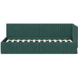  Kutni okvir kreveta Tamnozelena 80 cm x 200 cm Baršun | shoptok.hr