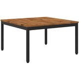 vidaXL Stolić za kavu Prirodna i crna 80 x 80 5 x 45 cm - 80 x 80 5 x 45 cm Prirodna i crna | shoptok.hr