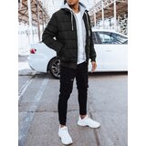 DStreet Kurtka zimowa męska pikowana czarna | Shoptok.si