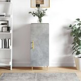  Komoda siva boja betona 34 5x34x90 cm od konstruiranog drva Cijene