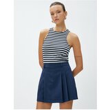 Koton Mini Shorts Skirt Pleated Cene