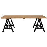 Premier Housewares Mizica z borovo mizno ploščo v naravni barvi 80x140 cm Hampstead – Cene