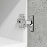 Viseći ormarić 2 pcs Beton siva i bijela 30 x 31 x 40 cm | shoptok.hr