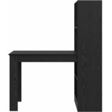  Stol s policom Crni hrast 122 x 67 x 145 cm Konstruirano drvo | Eponuda.com
