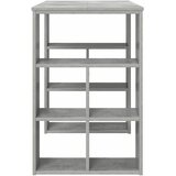  Stol s policom Betonski sivi 90 x 50 x 75 cm Konstruirano drvo | shoptok.hr