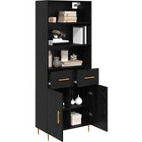  Visok predalnik s predalom Črna Orehovina 69,5 x 34 x 180 cm, (5000107448) | Shoptok.si