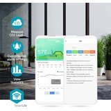 Nedis WIFISA20CBK-pametni monitor kvaliteta vazduha sa LED displejom SmartLife Wi-Fi | Eponuda.com