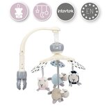 Momi otroški vrtiljak z igračami Kiki, vrtenje, 4 igrače, 6 melodij | Shoptok.si