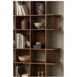 WOOOD Temno rjav regal iz masivnega manga 130x180x35 cm Sinne – | Shoptok.si