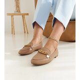 Gemre Beige loafers with chain Scaletta | Shoptok.si
