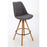 Hom`in BARSKI STOL, barve hrasta, temno siva | Shoptok.si