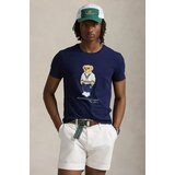Polo Ralph Lauren Pamučna majica za muškarce, boja: tamno plava, s tiskom, 710973137 | shoptok.hr