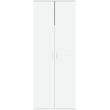  Visoka komoda bijela 70x35x180 cm od konstruiranog drva | shoptok.hr