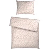 POSTELJNINA Mavie 140/200 cm saten srebrne barve, pink