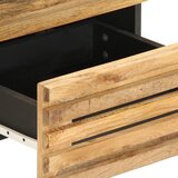  Noćni ormarići 2 kom 40x34x46 cm od masivnog grubog drva manga | shoptok.hr
