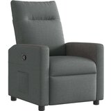 Maison Chic Naslanjač - Relax naslanjač iz temno sivega blaga, (22042167) | Shoptok.si
