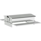 Feeder s nogom za piliće Srebrno 75 x 53 x 20,5 cm | shoptok.hr