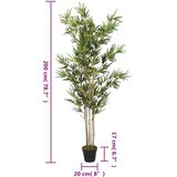  Umetno bambusovo drevo 1380 listov 200 cm zeleno, (5000208187) | Shoptok.si