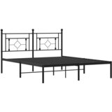  Metalni okvir za krevet s uzglavljem crni 160x200 cm | Eponuda.ba