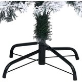  Umetna novoletna jelka s snegom zelena 240 cm PVC | Shoptok.si