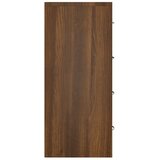  Komoda s 4 ladice 60 x 30,5 x 71 cm boja smeđeg hrasta | Eponuda.ba