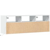  Zidni TV ormarić s LED svjetlima bijeli 130x31x45 cm | shoptok.hr