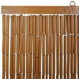 vidaXL Zavjesa za vrata protiv insekata Otisak palme 100x220 cm bambus | shoptok.hr