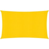 vidaXL Jedro za zaštitu od sunca 160 g/m² žuto 3 x 6 m HDPE | shoptok.hr