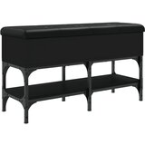 Maison Chic Klop za čevlje - Sedež za čevlje črna 82x32x45 cm inženirski les, (21777688) | Shoptok.si