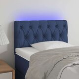  Posteljno vzglavje modro 80x7x78/88 cm blago, (20933804) | Shoptok.si