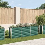 Furnova Visoka greda pocinkano jeklo 240x40x77 cm zelena, (21920733) Cene