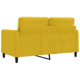  Dvosjed žuti 120 cm baršunasti | shoptok.hr