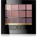 Eveline Cosmetics All in One paleta sjenila za oči nijansa Rose 12 g
