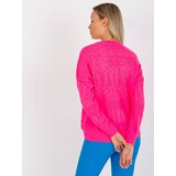RUE PARIS Sweater-LC-SW-8022.04P-fluo pink | Shoptok.si