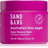 Sand & Sky Australian Emu Apple Super Bounce Mask maska za hidrataciju i posvjetljivanje za lice 100 g