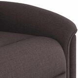  Naslonjač od tkanine tamnosmeđi | shoptok.hr