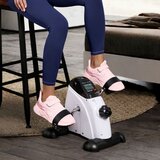 Mini sobni bicikl sa LCD zaslonom - bijeli | Shoptok.si