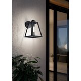 Eglo Mirandola spoljna zidna lampa/1, e27, 60w, ip44, aluminij/staklo/crna | Eponuda.com