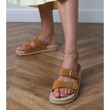  Brown flat sandals with buckles on straps Sendi | ePonuda.com