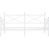  Dnevni krevet bez madraca bijeli 100x200 cm čelik | Eponuda.com