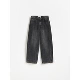 Reserved Barrel fit traperice - siva | shoptok.hr